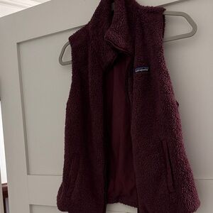 Patagonia Deep Plum Sherpa Vest